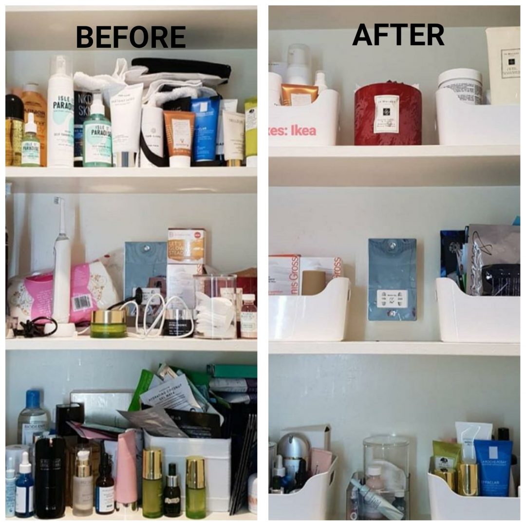 TAP TO TIDY: GETTING ORGANISED AT HOME