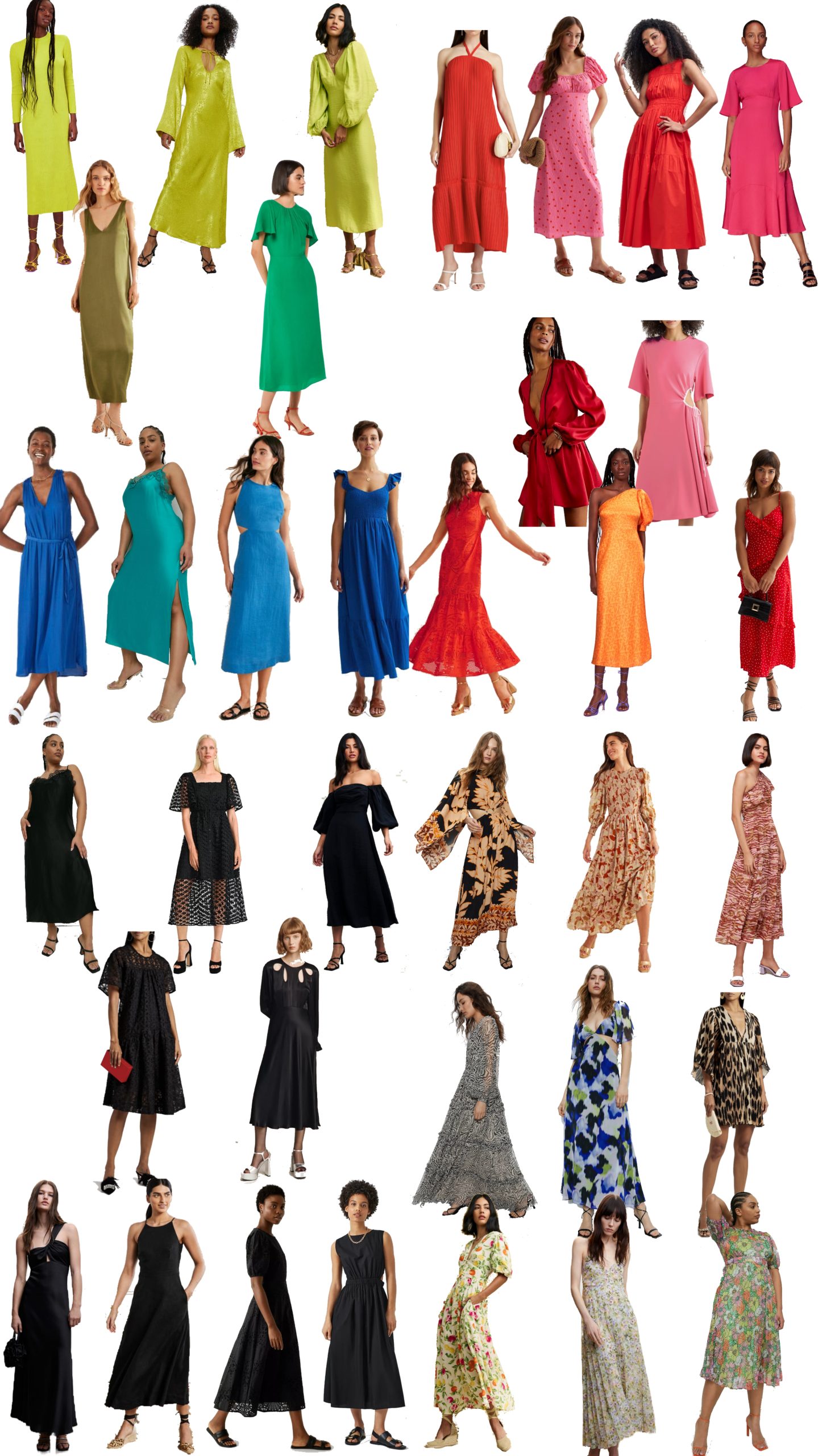 36 HIGH STREET DRESSES FOR S/S