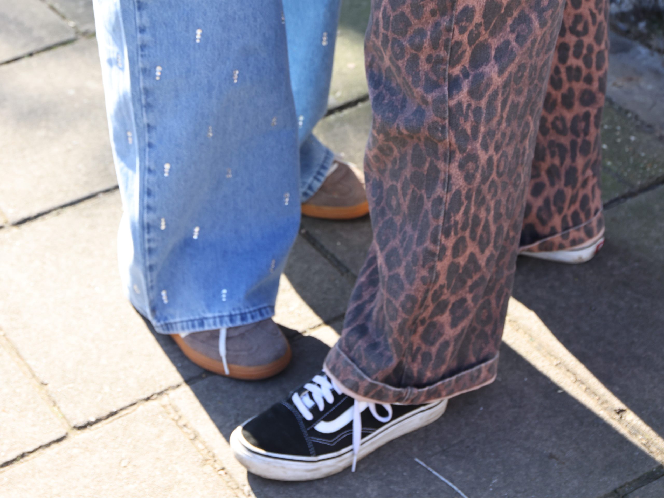 What shoes are we wearing with what jeans?